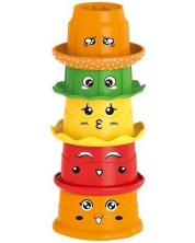 Σετ παιχνιδιού Raya Toys - Βρεφικό πύργο Χάμπουργκερ