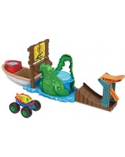 Σετ παιχνιδιού Hot Wheels  Monster Trucks - Swamp Chomp,με αυτοκίνητο