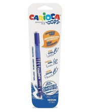 Σβήσιμο στυλό με γόμα Carioca Oops - μπλε -1
