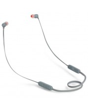 Ασύρματα ακουστικά  με μικρόφωνο JBL T110BT ,γκρι -1