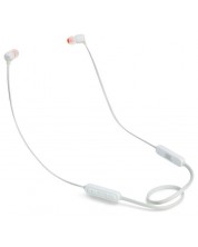 Ασύρματα ακουστικά με μικρόφωνο JBL - T110BT, λευκό -1