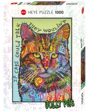 Παζλ Heye 1000 κομμάτια - Αν οι γάτες μπορούσαν να μιλήσουν -1