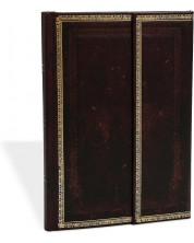 Ημερολόγιο-σημειωματάριο Paperblanks Black Moroccan - Midi, 13 x 18 cm, 72 φύλλα, 2024 -1