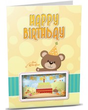 Κάρτα  iGreet -Γενέθλια με την αρκούδα -1