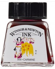 Μελάνι καλλιγραφίας Winsor & Newton - Carmine, 14 ml -1