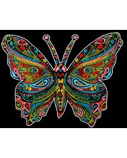 Εικόνα χρωματισμού ColorVelvet - Πεταλούδα, 29.7 х 21 cm