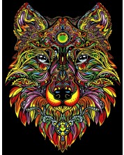 Εικόνα χρωματισμού ColorVelvet - Λύκος, 29.7 х 21 cm -1