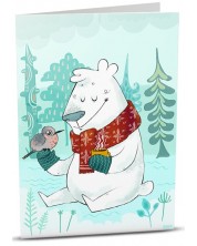 Κάρτα  iGreet -Αρκούδα τον χειμώνα -1