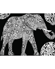 Εικόνα χρωματισμού ColorVelvet - Ελέφαντας, 47 х 35 cm -1