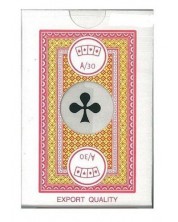Κάρτες Bridge και banasta  Modiano -ροζ πλάτη -1
