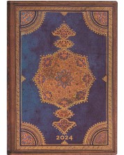 Ημερολόγιο-σημειωματάριο Paperblanks Safavid - 13 x 18 cm, 216 φύλλα, 2024 -1