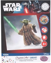 Κάρτα Διαμαντένιο  Ψηφιδωτό  Craft Buddy - Yoda -1