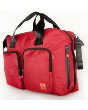 Τσάντα με θήκη για φορητό υπολογιστή Kaiser Worker - κόκκινο