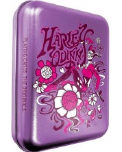 Τράπουλα Cartamundi - Harley Quinn Vintage, μεταλλικό κουτί -1