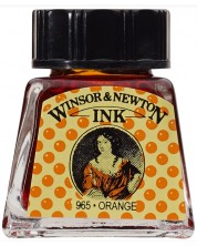 Μελάνι καλλιγραφίας Winsor & Newton - Πορτοκάλι, 14 ml -1