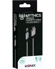 Καλώδιο Konix - Mythics Premium Magnetic Cable 3 m, άσπρο(Xbox Series X/S) -1