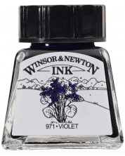 Μελάνι καλλιγραφίας Winsor & Newton - Violet, 14 ml