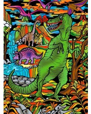 Εικόνα χρωματισμού ColorVelvet - Δεινόσαυροι, 47 х 35 cm