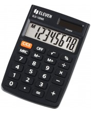 Αριθμομηχανή Eleven - SLD-100NR, τσέπη, 8 ψηφία, μαύρο -1