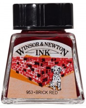 Μελάνι καλλιγραφίας Winsor & Newton - Κόκκινο κεραμίδι, 14 ml