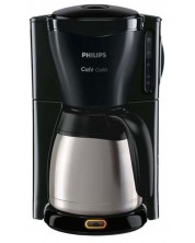 Καφετιέρα Philips - HD7544/20, 1.2 l, μαύρο/ασημί -1