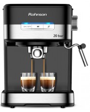 Καφετιέρα Rohnson - R-990, 20 bar, 1,5 l, μαύρο/γκρι