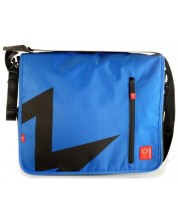 Τσάντα με θήκη για φορητό υπολογιστή Kaiser-Messenger T1, μπλε -1