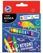 Κηρομπογιές Kidea - 12 χρώματα -1