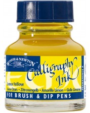 Μελάνι καλλιγραφίας Winsor & Newton - κίτρινο λεμονιού, 30 ml