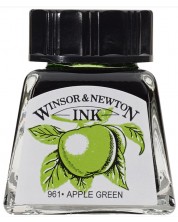 Μελάνι καλλιγραφίας Winsor & Newton - Πράσινο, 4 ml