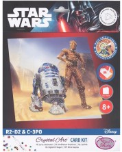 Κάρτα Διαμαντένιο  Ψηφιδωτό  Craft Buddy - R2-D2  C-3PO -1