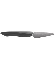 Κεραμικό μαχαίρι για ξεφλούδισμα KYOCERA - SHIN, 7,5 cm, μαύρο -1