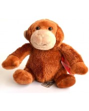 Λούτρινο αρκουδάκι  Keel Toys -Μαϊμού, καφέ, 12 εκ -1