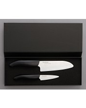 Κεραμικά μαχαίρια KYOCERA, 2 τεμ, μαύρο/άσπρο
