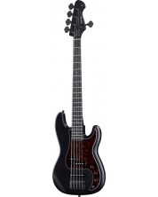 Μπάσο κιθάρα Harley Benton - PJ-5 SBK Deluxe Series, μαύρη -1