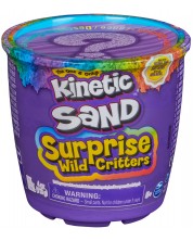 Κινητική άμμος Kinetic Sand Wild Critters - Με έκπληξη, μπλε -1