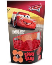 Κινητική άμμος Red Castle - Cars 3, κόκκινη, με σχήματα, 500 γρ