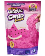 Κινητική άμμος Spin Master - Kinetic Sand,, με άρωμα καρπούζι, ροζ, 227 γρ