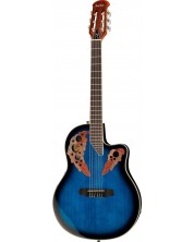 Ηλεκτροακουστική κιθάρα Harley Benton - HBO-850, μπλε/ μαύρο -1