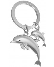 Μπρελόκ Metalmorphose - Dolphin Family -1
