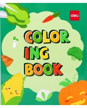 Βιβλίο ζωγραφικής Deli EN042 - Λαχανικά -1