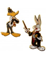 Σετ κονκάρδες CineReplicas Animation: Looney Tunes - Bugs and Daffy at Hogwarts (WB 100th) -1