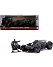 Σετ Jada Toys - Αυτοκίνητο Batman Justice League Batmobile, 1:32 -1