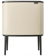 Κάδος απορριμμάτων Brabantia - Bo Touch, 11 + 23 l, Soft Beige -1