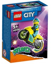 Κατασκευαστής Lego City - Stuntz,Cyber μοτοσυκλέτα κασκαντέρ  (60358) -1
