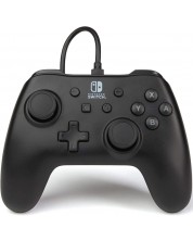 Ελεγκτής PowerA - Wired Controller,ενσύρματο, για Nintendo Switch, Black Matte