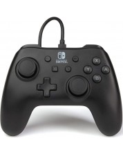 Χειριστήριο PowerA - Wired Controller,ενσύρματο, για Nintendo Switch, Black Matte -1