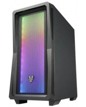 Κουτί Υπολογιστή Fortron - CMT212A RGB, mid tower, μαύρο/διαφανές -1