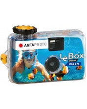 Συμπαγής φωτογραφική μηχανή AgfaPhoto - LeBox Ocean, Waterproof Camera, Blue -1