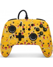 Χειριστήριο PowerA - Enhanced, ενσύρματο, για Nintendo Switch, Pikachu Moods -1